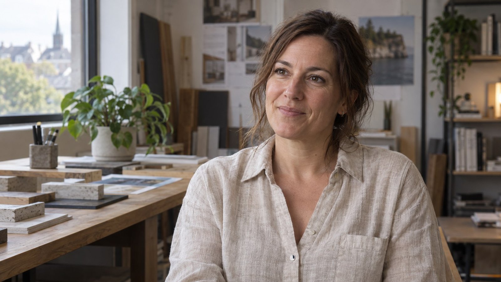 Illustration : entrevue avec une entrepreneure